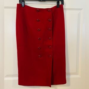 BYRON LARS PENCIL SKIRT BUTTONS 6 New!